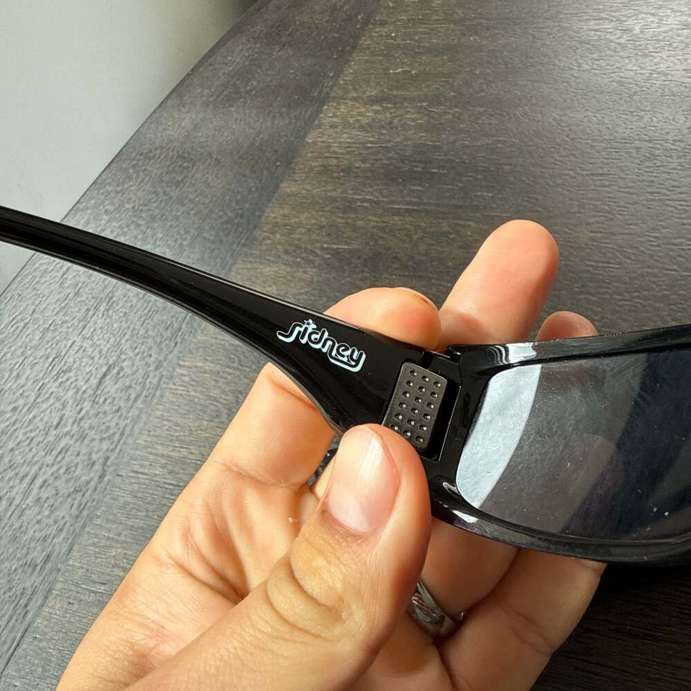 Spy Optic Sidney Black Rectangular Sunglasses Mad… - image 5